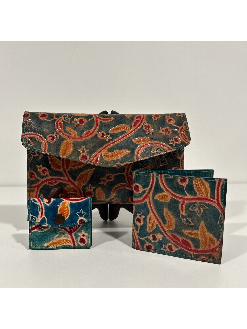 3 Piece Wallet Set Made In India Leather Style